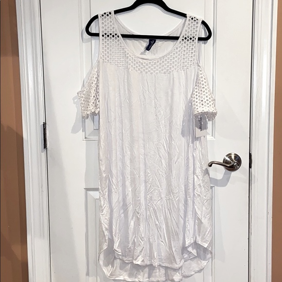 Swimsuits For All white coverup dress NWT 22/24 - Picture 1 of 6